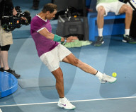 TENNIS - Rafael Nadal feiert seinen 21. Grand-Slam-Titel in Melbourne
