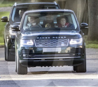 ROYALS - Prinz Andrew und Fergie verlassen die Royal Lodge in Windsor