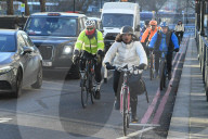 Cyclists on the Milbank, first week since Highway code changes.