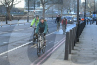Cyclists on the Milbank, first week since Highway code changes.