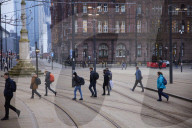 ‘I don’t think it will ever be the same’: commuters slow to return in England