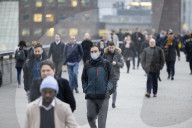 ‘I don’t think it will ever be the same’: commuters slow to return in England