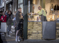 Lunchtime in London's Markets.