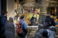 Lunchtime in London's Markets.