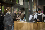 Lunchtime in London's Markets.