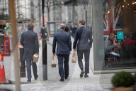 Commuters going back to work in London