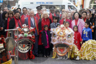 Prince Charles and Camilla, the Duchess of Cornwall visit China town in London to celebrate the Luna New Year.
