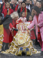 Prince Charles and Camilla, the Duchess of Cornwall visit China town in London to celebrate the Luna New Year.