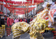 Prince Charles and Camilla, the Duchess of Cornwall visit China town in London to celebrate the Luna New Year.