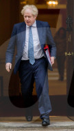 Prime Minister Boris Johnson departs No10 Downing Street.