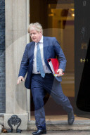 Prime Minister Boris Johnson departs No10 Downing Street.