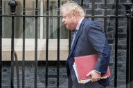 Prime Minister Boris Johnson departs No10 Downing Street.