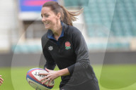 ROYALS - Catherine, Herzogin von Cambridge, besucht ein Training des englischen Rugby-Teams
