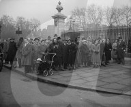 KING DIES PLACEFULLY IN HIS SLEEP. 6.2.52. It was announced from Sandringham at 10.45 am this morning that His Majesty King George VI died peacefully in his sleep early this morning. Her Majesty the Queen and Princess Margaret are also at Sandringham wher