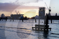NEWS - Land unter am Hamburger Fischmarkt