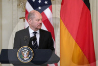 NEWS - US-Präsident Biden und Bundeskanzler Scholz an Pressekonferenz im Weissen Haus