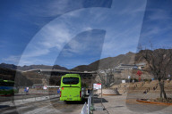 NEWS - Olympische Winterspiele 2022: Menschenleerer Bahnhof am Austragungsort Yanqing