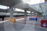 NEWS - Olympische Winterspiele 2022: Menschenleerer Bahnhof am Austragungsort Yanqing