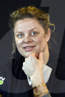 SPORT - Die Belgierin Kim Clijsters stellt neue Padel-Anlage in Bree vor