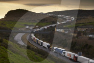‘It is soul-destroying’: lorry drivers face hours stuck in queues at Dover. Emergency traffic controls triggered 20 times this year as extra Brexit checks and freight volumes cause logjams