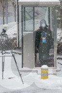 NEWS - Olympische Winterspiele 2022: Schneefall in Peking