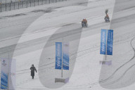 NEWS - Olympische Winterspiele 2022: Schneefall in Peking