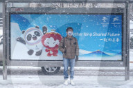 NEWS - Olympische Winterspiele 2022: Schneefall in Peking