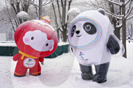NEWS - Olympische Winterspiele 2022: Schneefall in Peking