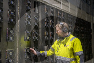 Can bitcoin be sustainable? Inside the Norwegian mine that also dries wood.