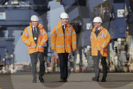 Jacob Rees-Mogg visits the port of Felixstowe