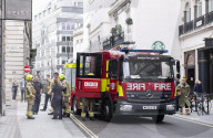Windy weather in London as Storm Eunice hits the UK