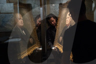 The Freedom Portrait at the Imperial War Museums Churchill War Rooms.