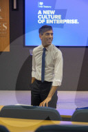 The Chancellor preparing for the Mais Lecture at the Bayes Business School