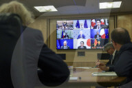 Prime Minister Boris Johnson holds G7 Call on Ukraine