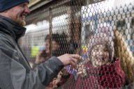 Arrival of the refugees to Przemysl, Poland - 28 Feb 2022