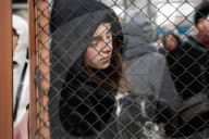 Arrival of the refugees to Przemysl, Poland - 28 Feb 2022
