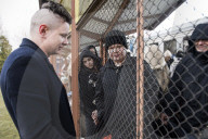 Arrival of the refugees to Przemysl, Poland - 28 Feb 2022