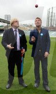 Mayor Boris Johnson and Shane Warne