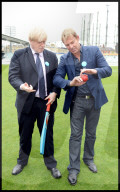 MAYOR BORIS JOHNSON AND SHANE WARNE