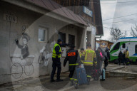 NEWS - Ukraine-Konflikt: Ukrainische Flüchtlinge am Bahnhof von Uherce in Polen