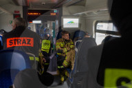 NEWS - Ukraine-Konflikt: Ukrainische Flüchtlinge am Bahnhof von Uherce in Polen
