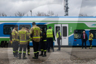 NEWS - Ukraine-Konflikt: Ukrainische Flüchtlinge am Bahnhof von Uherce in Polen