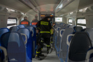 NEWS - Ukraine-Konflikt: Ukrainische Flüchtlinge am Bahnhof von Uherce in Polen