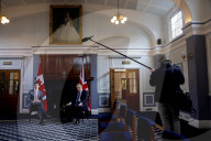 Boris Johnson with PM Trudeau and PM Rutte Trilateral Visit