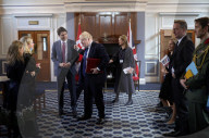 Boris Johnson with PM Trudeau and PM Rutte Trilateral Visit