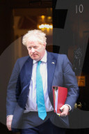 Prime Minister Boris Johnson departs No10 Downing Street for Prime Minister's Questions