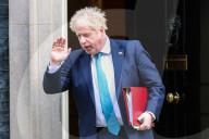 Prime Minister Boris Johnson departs No10 Downing Street for Prime Minister's Questions