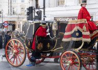 Royal horse drawn carriage in Trafalgar Square
