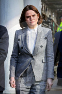 Former Belarusian presidential candidate Sviatlana Tsikhanouskaya at Chatham House.