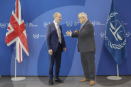 Dominic Raab travels to the International Criminal Court